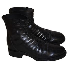 Ann Demeulemeester Ankle Boots Black