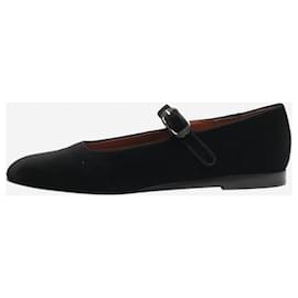 Autre Marque-Black velvet Mary Janes - size EU 40 (UK 7)-Black