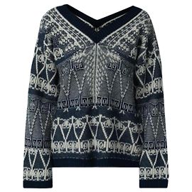 14C Cashmere-Pullover Chanel & Lagerfeld Resort 2014 40it Singapur Laufsteg Mehrfarben