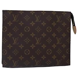 Louis Vuitton-LOUIS VUITTON Monogram Poche Toilette 26 Pouch M47542 LV Auth yk14309S-Monogram