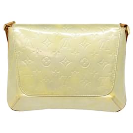 Louis Vuitton-LOUIS VUITTON Monogram Vernis Thompson Street Bag Gris M91008 LV Auth ki4881-Grey