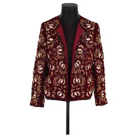 SéZane Samtjacke Bordeaux