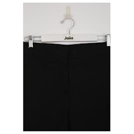 Louis Vuitton-Wide wool pants-Black