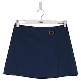 Louis Vuitton-Wool mini skirt-Blue