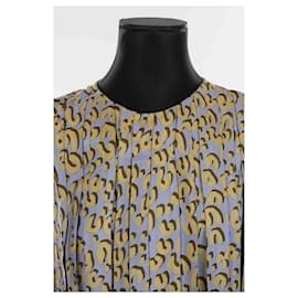 Louis Vuitton-Silk dress-Grey