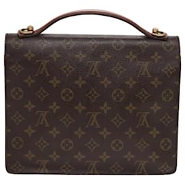 Louis Vuitton-LOUIS VUITTON Monogram Monceau 28 Hand Bag 2way M51185 LV Auth 88632-Monogram
