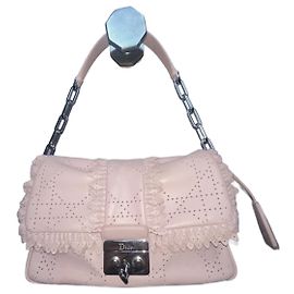 Bolsa Dior de couro rosa Rosa