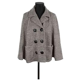 Dolce & Gabbana-Wool cape-Black