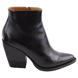 Chloé-Leather boots-Black