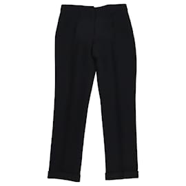 Dior-DIOR Trousers T.FR 37 Wool-Black