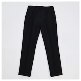 Dior-DIOR Trousers T.FR 37 Wool-Black