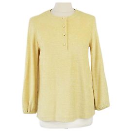 LORO PIANA Tops T.FR Algodón Amarillo