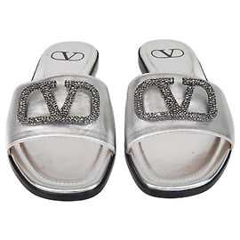 VALENTINO GARAVANI Ballerine T.EU Pelle Argento