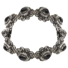 Alexander Mcqueen-Alexander McQueen Rose Choker jewel choker necklace-Silvery,Metallic