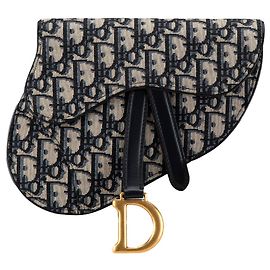 Dior Gürteltasche aus blauer Oblique-Canvas Blau