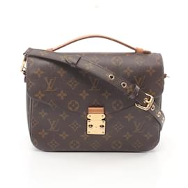 Louis Vuitton-Louis Vuitton Metis MM Pochette Handbag-Brown,Monogram