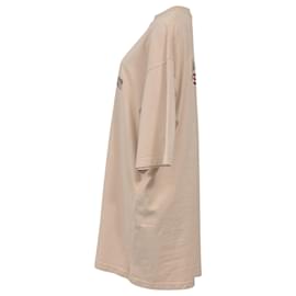 Balenciaga-Camiseta de campanha política Balenciaga em algodão bege-Bege