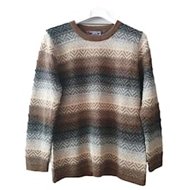 Autre Marque Alpaka Pullover Braun Größe 38 Braun