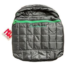 Autre Marque Dorotennis gesteppter Rucksack Schwarz Grün Schwarz Grün