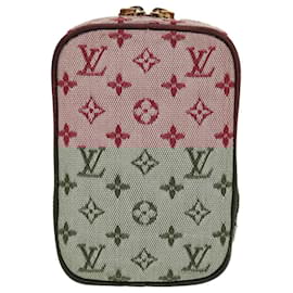 Louis Vuitton-LOUIS VUITTON Monogram Mini Usu Digital Pouch Red M60001 LV Auth 89538-Red