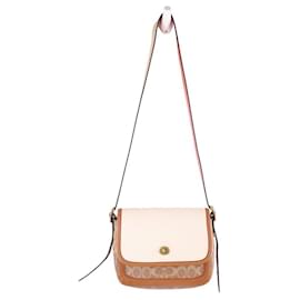 Coach-Leather shoulder bag-Brown