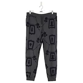 Hermès-Cotton sports pants-Grey