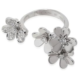 Anel Frivole Van Cleef & Arpels com diamantes em ouro branco 18k Outro