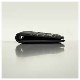 Christian Dior-Christian Dior Trotter Bi-Fold Wallet-Black,Navy blue