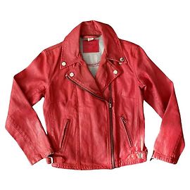 Levi's Red Cotton Jacket Size S Red
