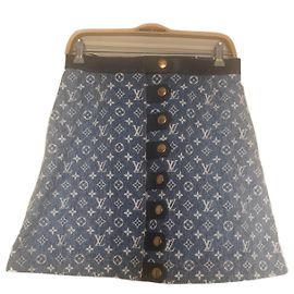 Louis Vuitton Mini saia Azul