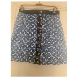 Louis Vuitton-Mini skirt-Blue