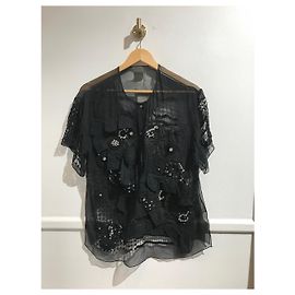 Chloé CHLOE Top T.FR 38 Seta Nero