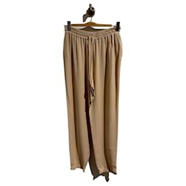 Fendi-FENDI Trousers T.IT 44 Silk-Beige