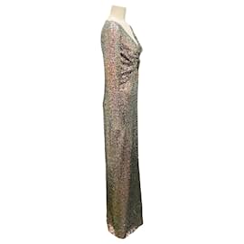 Autre Marque-St. John Metallic Fall 2023 Sequined Gown / Formal Dress-Metallic