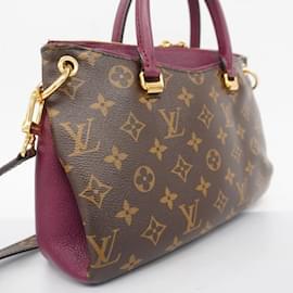 Louis Vuitton-Louis Vuitton Monogram Pallas BB Handbag-Brown,Dark red