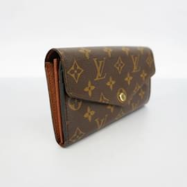 Louis Vuitton-Louis Vuitton Long Wallet Monogram Portefeuille Sarah M60531-Brown
