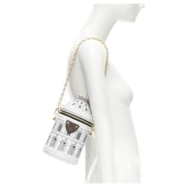 Louis Vuitton-Rare Louis Vuitton Fornasetti 2021 Cannes Vase Architettura 3D Crossbody Bag-White