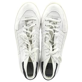 Autre Marque- Adidas Nizza Parley High-Top Sneakers in White Polyester-White