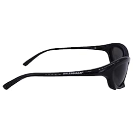 Balenciaga-Óculos de sol Bat Balenciaga em poliamida preta-Preto