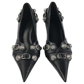 Balenciaga-Balenciaga Cagole Pump Sz 39-Black