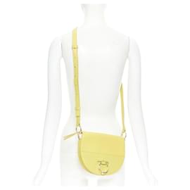 JW Anderson-new JW ANDERSON Latch yellow gold Pierce ring crossbody saddle bag-Yellow