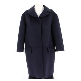 Prada coats T.IT 38 Wool Navy blue