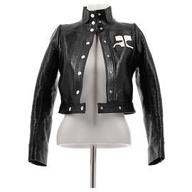 COURREGES Jackets T.FR 34 Cotton Black