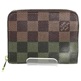 Louis Vuitton-Louis Vuitton Zippy Coin Purse-Pink,Damier ebene