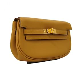 Hermès-Hermes Shoulder Bag Kelly Move Swift Bronze-Other