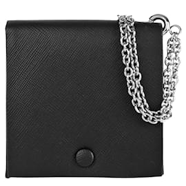 Maison Martin Margiela-Maison Margiela Black Leather Coin Purse-Black