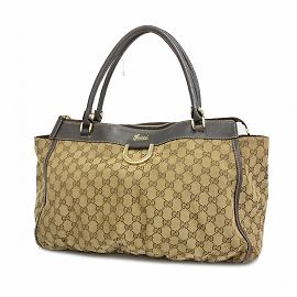 Borsa Tote Gucci GG Canvas 190248 Marrone Beige