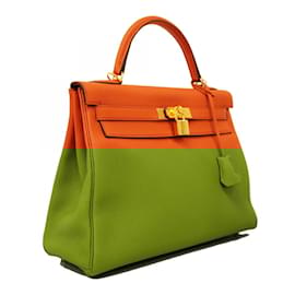 Hermès-Sac à main Hermes Kelly 32 en Togo Terre Bateau-Autre