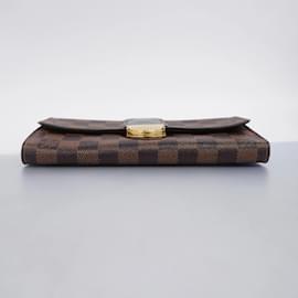 Louis Vuitton-Louis Vuitton Long Wallet Damier Portefeuille Sistina N61747 Ebene-Damier ebene