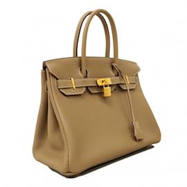 Hermès-Hermes Birkin 30 Handbag in Etoupe Gray-Taupe